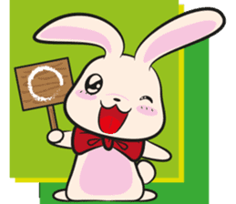 Joyful Rabbit sticker #5381968