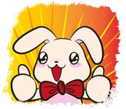 Joyful Rabbit sticker #5381977