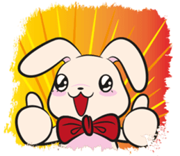 Joyful Rabbit sticker #5381977