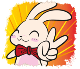 Joyful Rabbit sticker #5381981