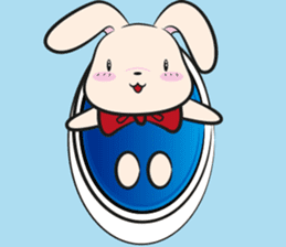 Joyful Rabbit sticker #5381984