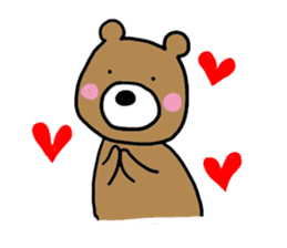 Brown bear-san sticker #5382207