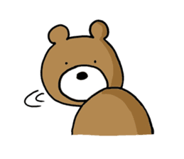 Brown bear-san sticker #5382218
