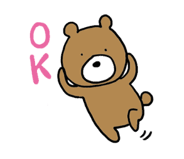 Brown bear-san sticker #5382229