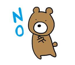 Brown bear-san sticker #5382230