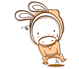 Hood Hood Bunny sticker #5382630