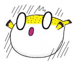 Paku the Puffer Fish sticker #5382640