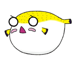 Paku the Puffer Fish sticker #5382650