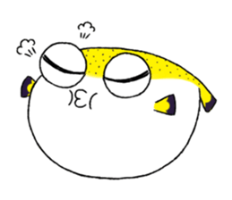 Paku the Puffer Fish sticker #5382653