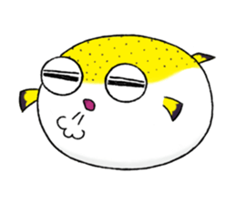 Paku the Puffer Fish sticker #5382668