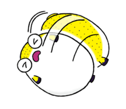 Paku the Puffer Fish sticker #5382669