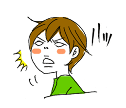 2kids, mom & cat sticker #5382693