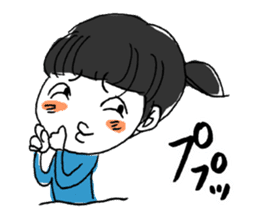 2kids, mom & cat sticker #5382699