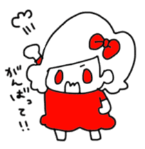 Ribbon-chan and haunted-chan(big size) sticker #5382797