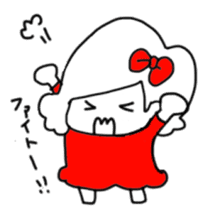 Ribbon-chan and haunted-chan(big size) sticker #5382798