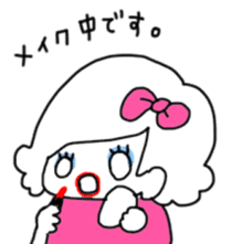 Ribbon-chan and haunted-chan(big size) sticker #5382818