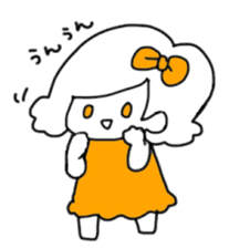 Ribbon-chan and haunted-chan(big size) sticker #5382820