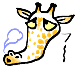 Expression of animals sticker #5383845