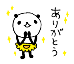 Every day of a panda- My mother - sticker #5383894