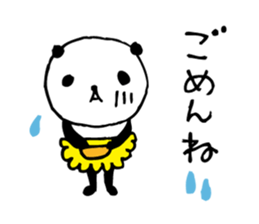 Every day of a panda- My mother - sticker #5383895