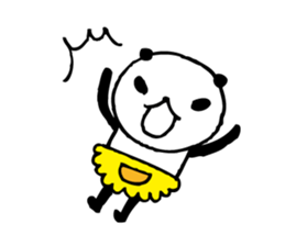 Every day of a panda- My mother - sticker #5383909