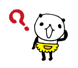 Every day of a panda- My mother - sticker #5383913