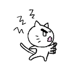 doubt cat sticker #5384281