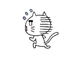 doubt cat sticker #5384296