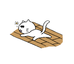 doubt cat sticker #5384297