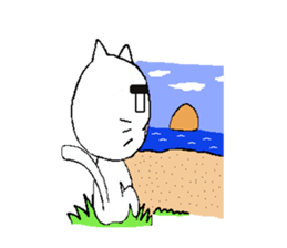 doubt cat sticker #5384302