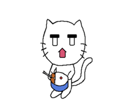 doubt cat sticker #5384303