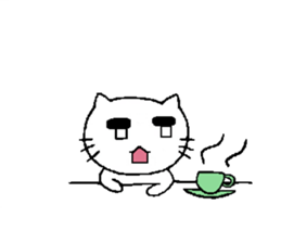 doubt cat sticker #5384304