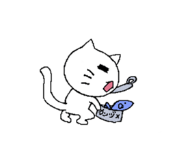 doubt cat sticker #5384307