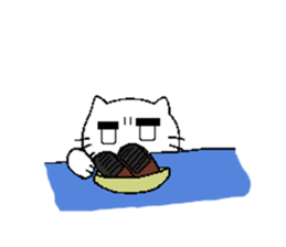 doubt cat sticker #5384308