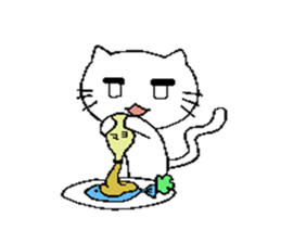 doubt cat sticker #5384310