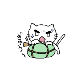 doubt cat sticker #5384311