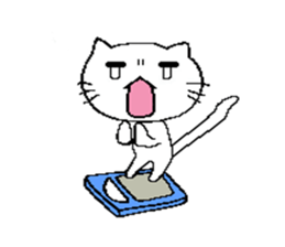 doubt cat sticker #5384312