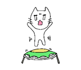 doubt cat sticker #5384313