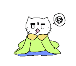 doubt cat sticker #5384314