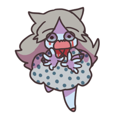 ZOMBIE CAT STICKER(Japanese)