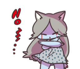 ZOMBIE CAT STICKER(Japanese) sticker #5384721