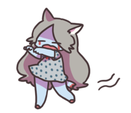 ZOMBIE CAT STICKER(Japanese) sticker #5384728