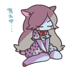 ZOMBIE CAT STICKER(Japanese) sticker #5384729