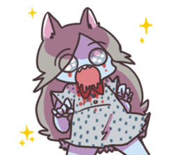 ZOMBIE CAT STICKER(Japanese) sticker #5384737