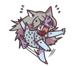 ZOMBIE CAT STICKER(Japanese) sticker #5384738