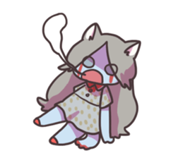 ZOMBIE CAT STICKER(Japanese) sticker #5384739