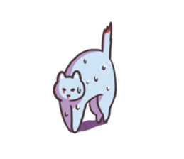 ZOMBIE CAT STICKER(Japanese) sticker #5384741