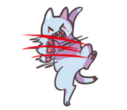 ZOMBIE CAT STICKER(Japanese) sticker #5384742