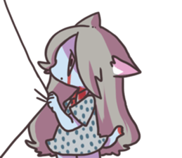 ZOMBIE CAT STICKER(Japanese) sticker #5384744