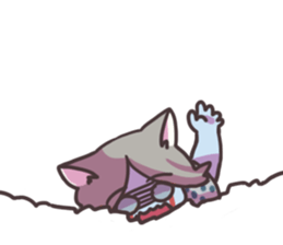 ZOMBIE CAT STICKER(Japanese) sticker #5384746